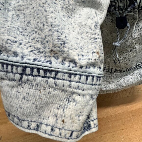 Vintage Acid Wash Denim Jacket East West by The Panda Group Oversized Sz Medium - Picture 8 of 16
